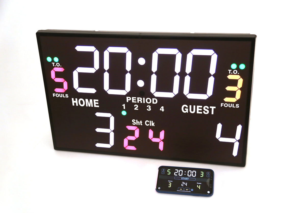 Trigon Sports Portable scoreboard with rechargeable battery and Bluetooth capability