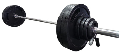 York Barbell G-2 Rubber Olympic Plate Set