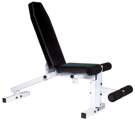 York Barbell Pro Series Bench 306 ID White-Front Adjustable, Back Adjustable C/U
