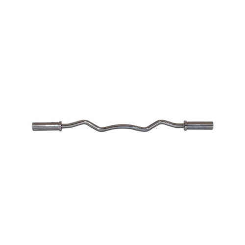 York Barbell 4′ International Chrome Curl Bar