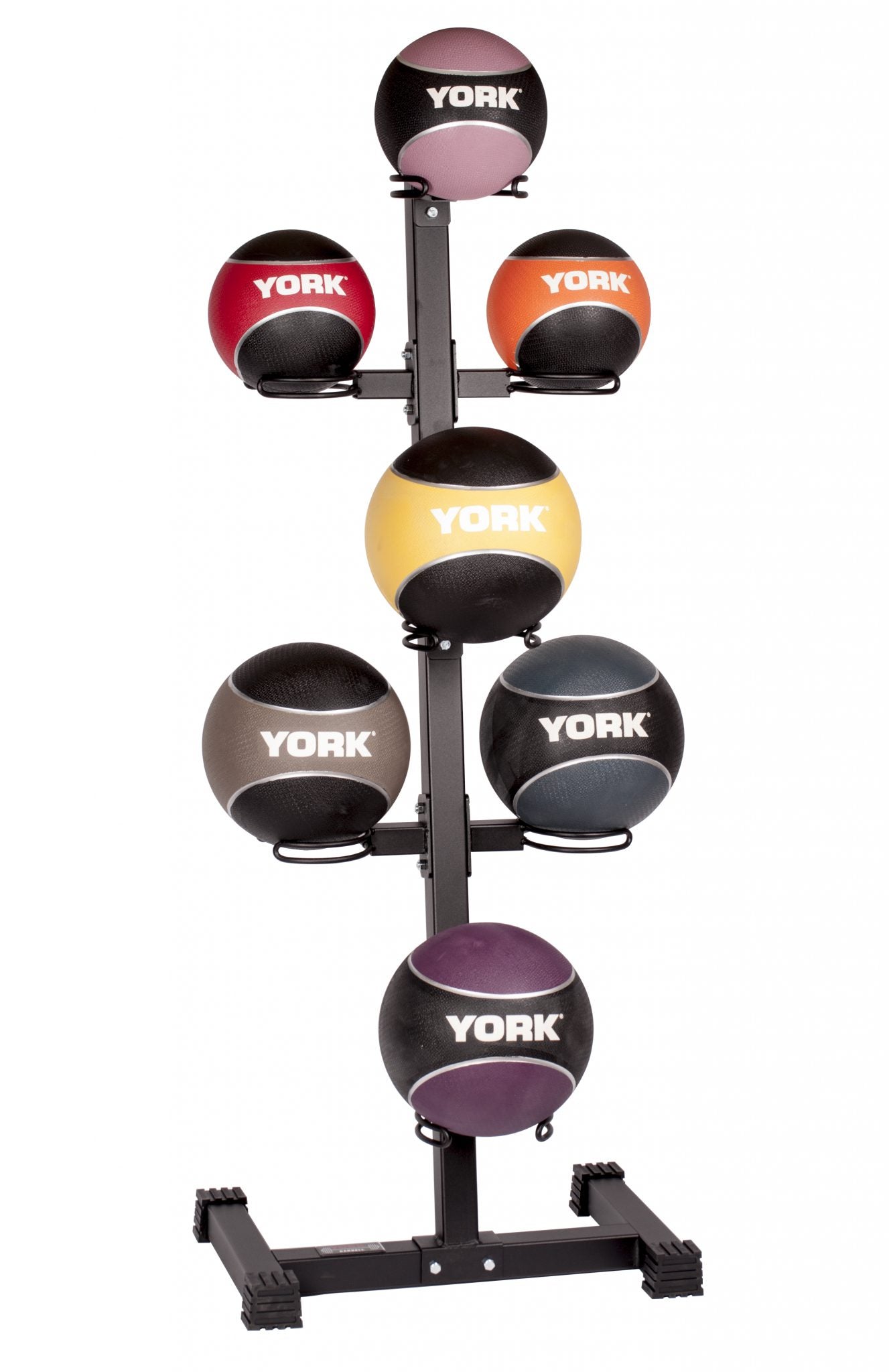 York Barbell Medicine Ball Storage Rack – 7 ball – Vertical