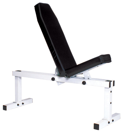 York Barbell Pro Series Bench 305 FI White- Front Adjustable, Back Adjustable C/U