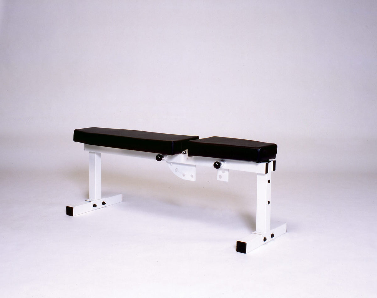 York Barbell Pro Series Bench 305 FI White- Front Adjustable, Back Adjustable C/U