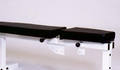 York Barbell Pro Series Bench 305 FI White- Front Adjustable, Back Adjustable C/U
