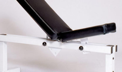 York Barbell Pro Series Bench 305 FI White- Front Adjustable, Back Adjustable C/U
