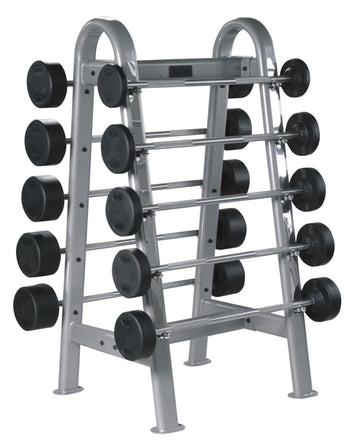 York Barbell ETS Fixed Straight And Curl Barbell Rack-1