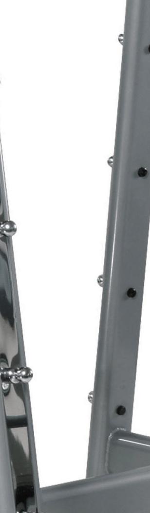 York Barbell ETS Fixed Straight And Curl Barbell Rack