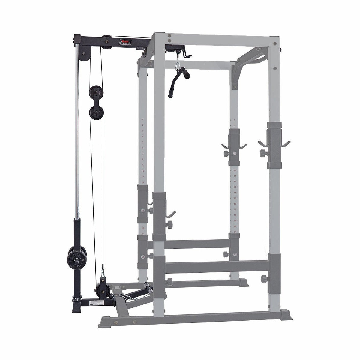 York Barbell FTS Hi / Low Pulley Option for Power Cage (with weight carriage)