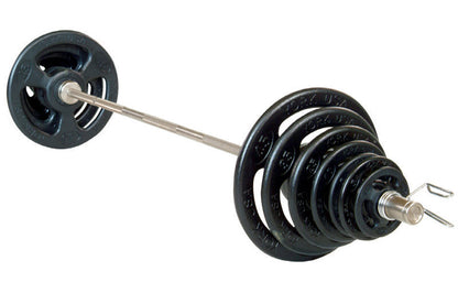 York Barbell Iso-Grip Steel Olympic Plate Set