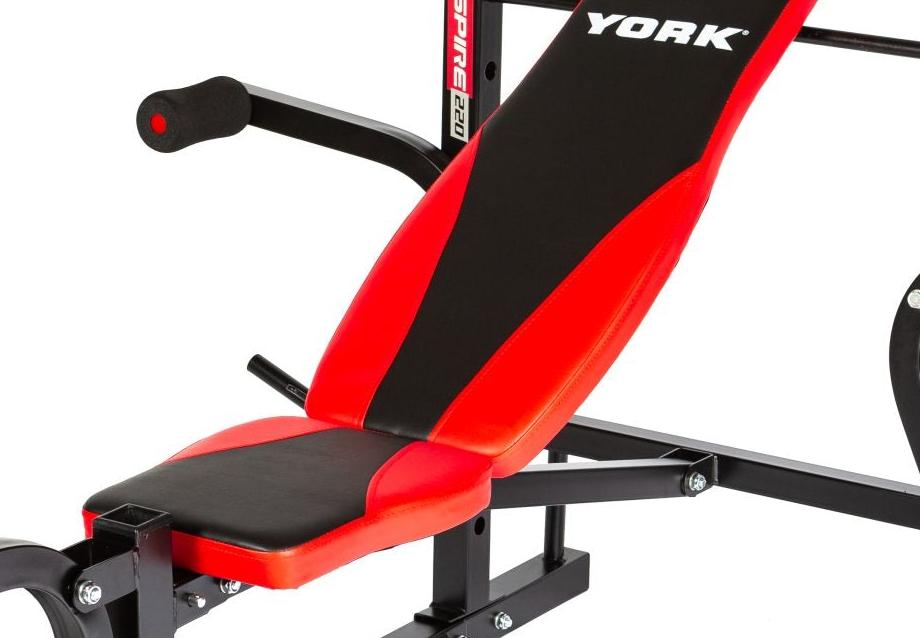York Barbell Aspire 220 Folding Bench with Arm/Leg Curl/Butterfly