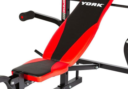 York Barbell Aspire 220 Folding Bench with Arm/Leg Curl/Butterfly