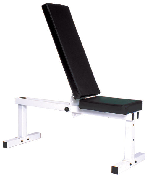 York Barbell Pro Series 205 FI White Flat Adjustable Incline Bench Press