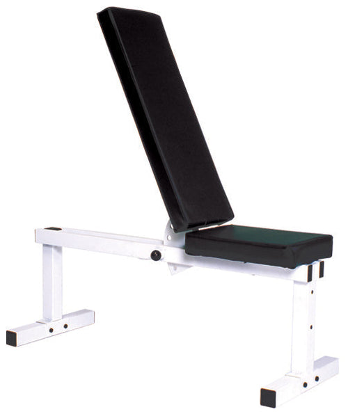 York Barbell Pro Series 205 FI White Flat Adjustable Incline Bench Press