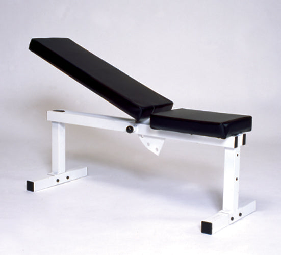 York Barbell Pro Series 205 FI White Flat Adjustable Incline Bench Press
