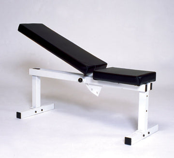 York Barbell Pro Series 205 FI White Flat Adjustable Incline Bench Press