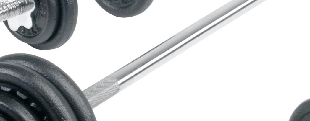 York Barbell Contour Cast Iron Spinlock Dumbbell / Barbell Set