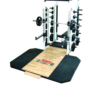 York Barbell STS Double Half Rack-1