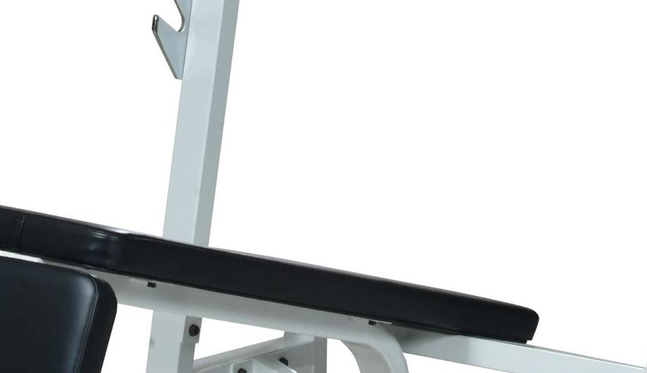 York Barbell STS Olympic Decline Bench Press w/ Gun Racks