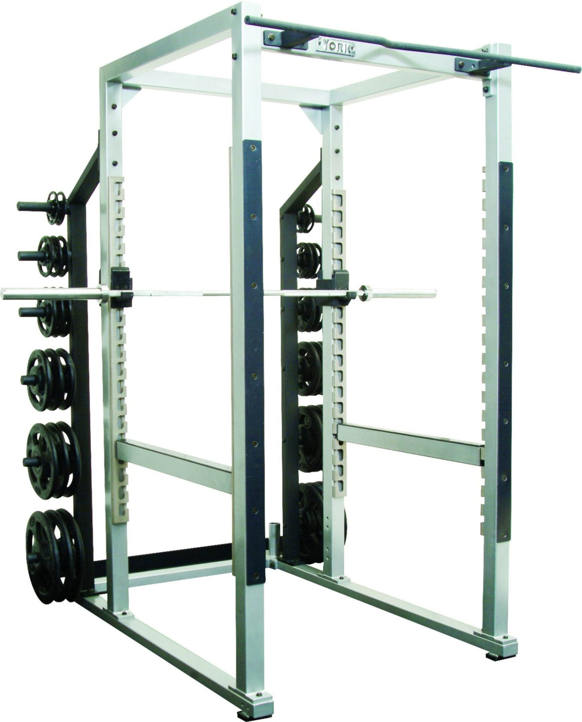 York Barbell STS Power Rack with Hook Plates
