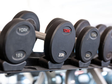 York Barbell Pro Style Dumbbell Set-1