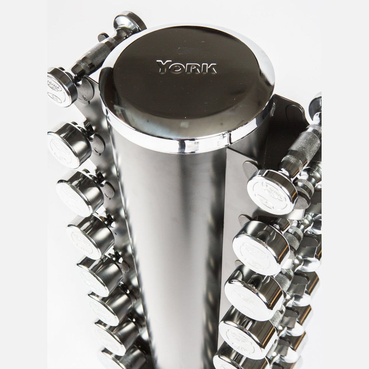 York Barbell Chrome Dumbbell Club Pack