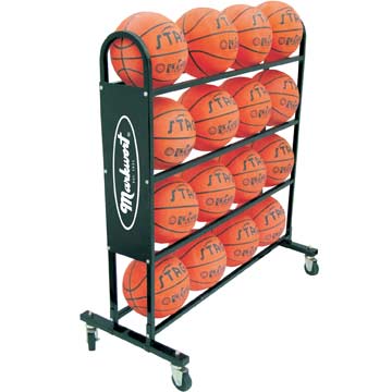 Markwort 16 Ball Capacity Basketball Trolley