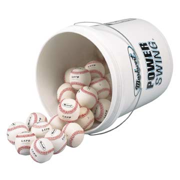 Markwort 3 Dozen LXPB Baseballs & Ball Bucket
