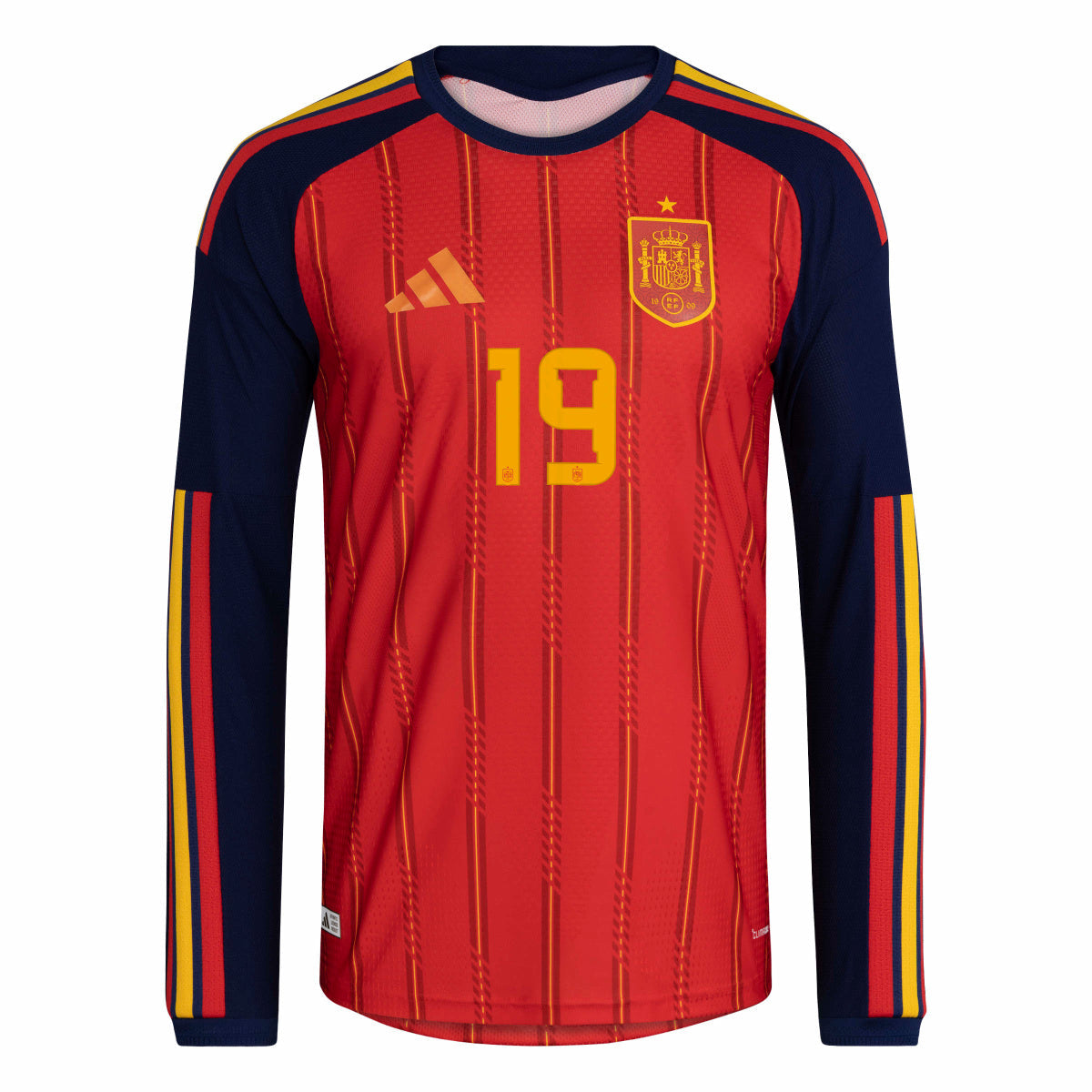 adidas Men's Spain 26 Home Authentic Long Sleeve Jersey