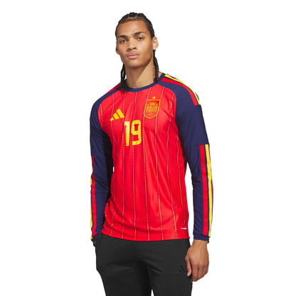 adidas Men's Spain 26 Home Authentic Long Sleeve Jersey