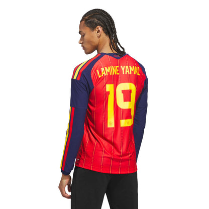 adidas Men's Spain 26 Home Authentic Long Sleeve Jersey