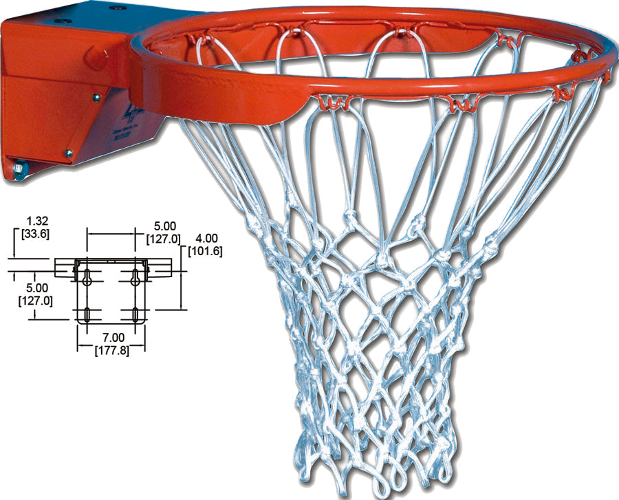 Gared Scholastic Breakaway Rim with Nylon Net