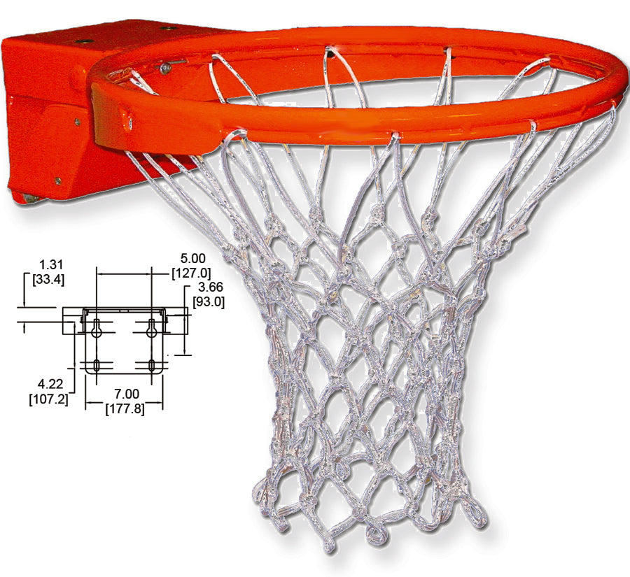 Gared Master Professional Breakaway Rim with Tube Tie Net attachment