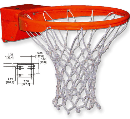 Gared Master International Professional Breakaway Rim with Tube Tie Net attachment
