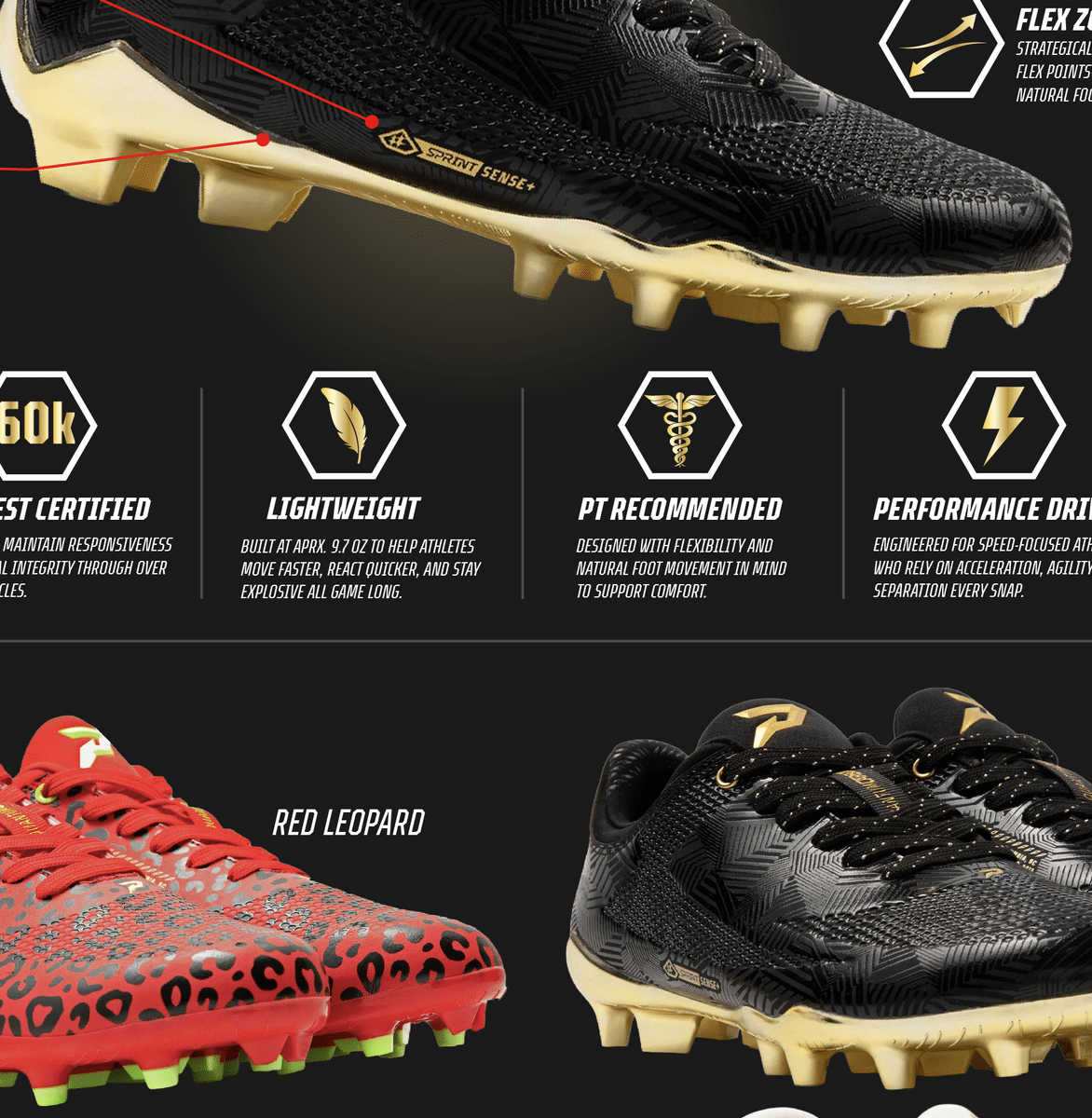 Phenom Elite Adult Quantum Carbon Football Cleats