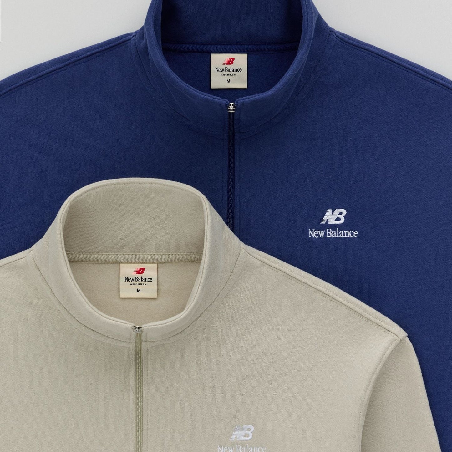 New Balance Men's Made in USA Fleece Quarter Zip