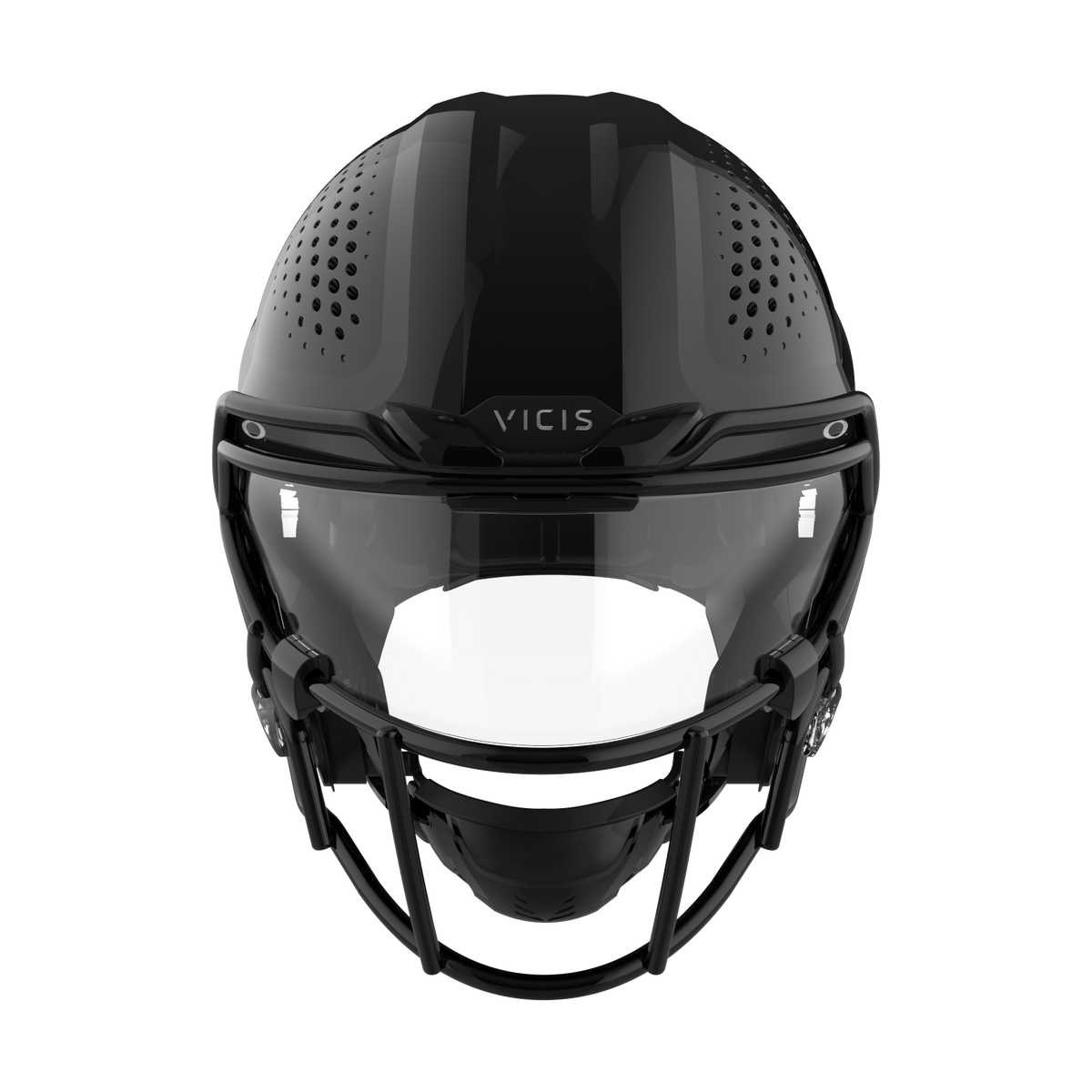 Vicis Zero2 Youth Elite Football Helmet Equipped With Titanium Facemask and Oakley Edge Clear Visor