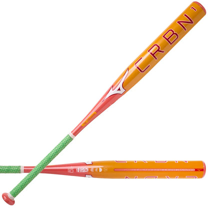 2025 Mizuno F25 CRBN1 "Sweet Peach" Limited Edition Fastpitch Softball Bat: -10, -9