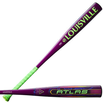 Louisville Slugger 2025 CWS Atlas Neon Energy -3 BBCOR Baseball Bat