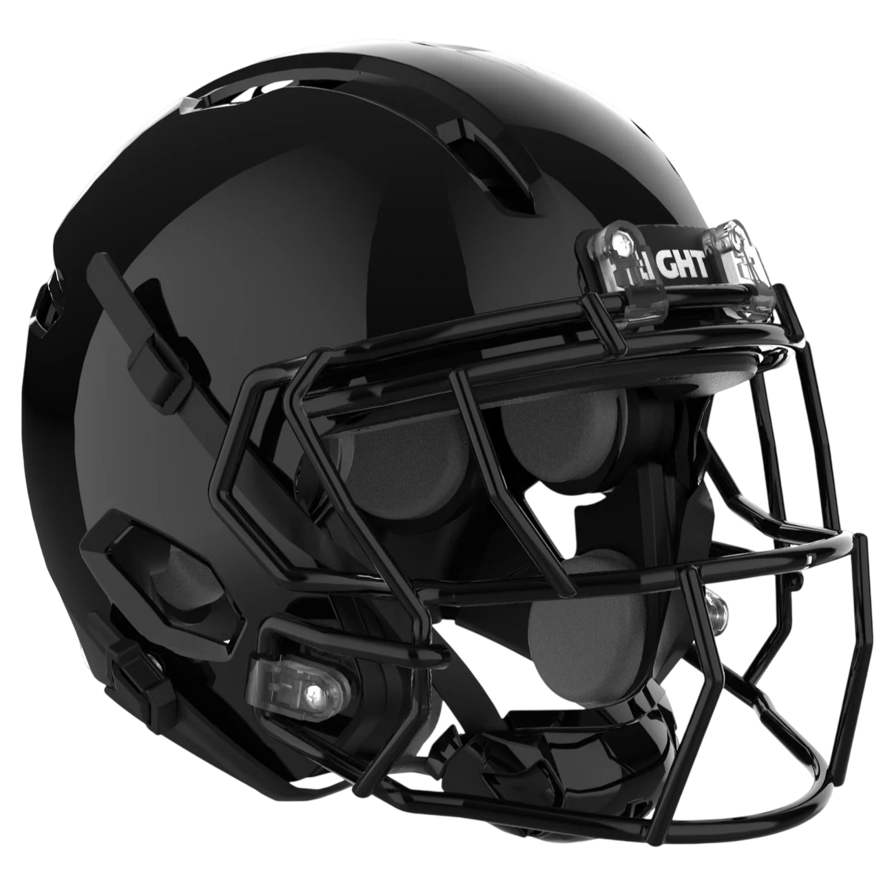 Light Helmets Adult Apache  Football Helmet with Attached Facemask