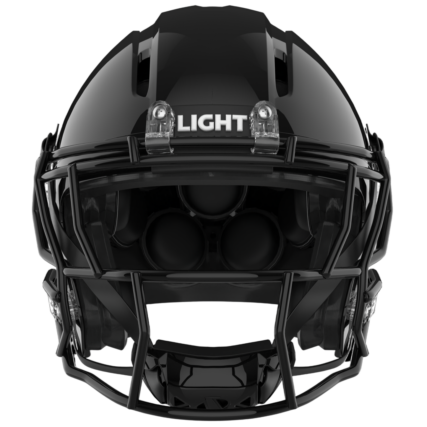Light Helmets Adult Apache  Football Helmet with Attached Facemask