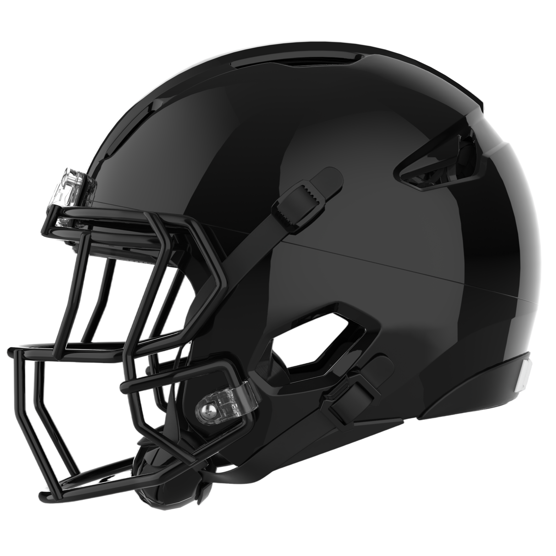 Light Helmets Adult Apache  Football Helmet with Attached Facemask