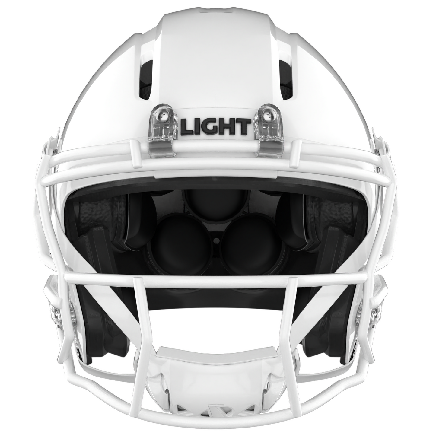 Light Helmets Youth Apache Lightning Football Helmet with Attached Facemask