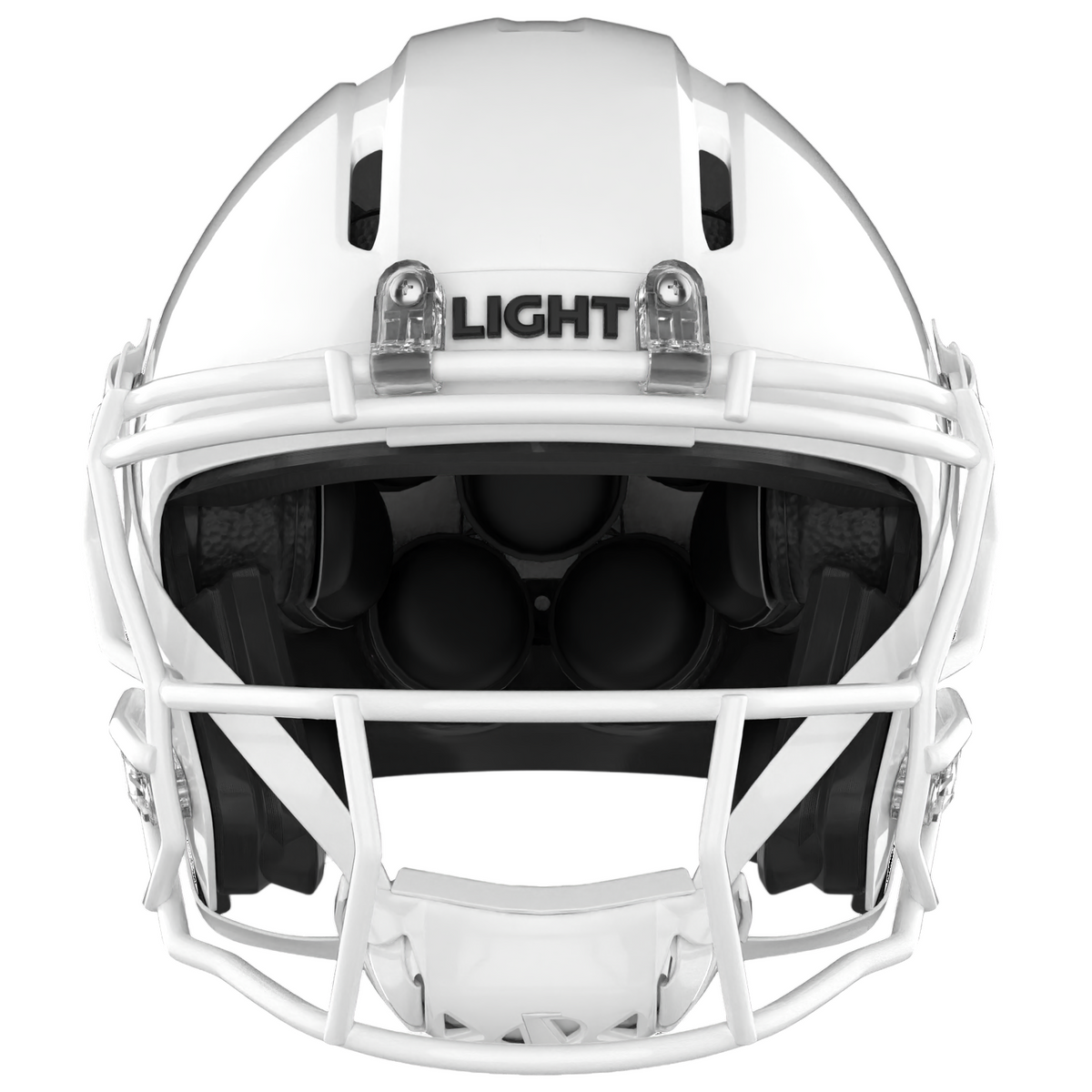 Light Helmets Youth Apache Lightning Football Helmet with Attached Facemask