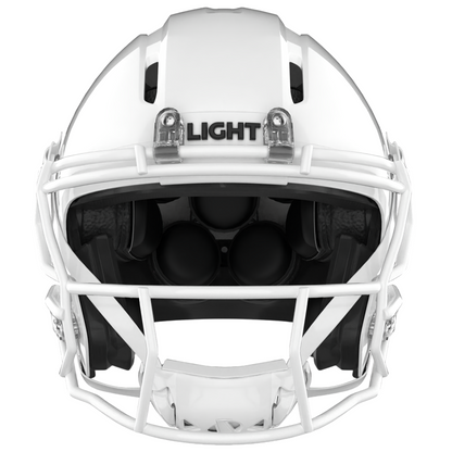 Light Helmets Youth Apache Lightning Football Helmet with Attached Facemask