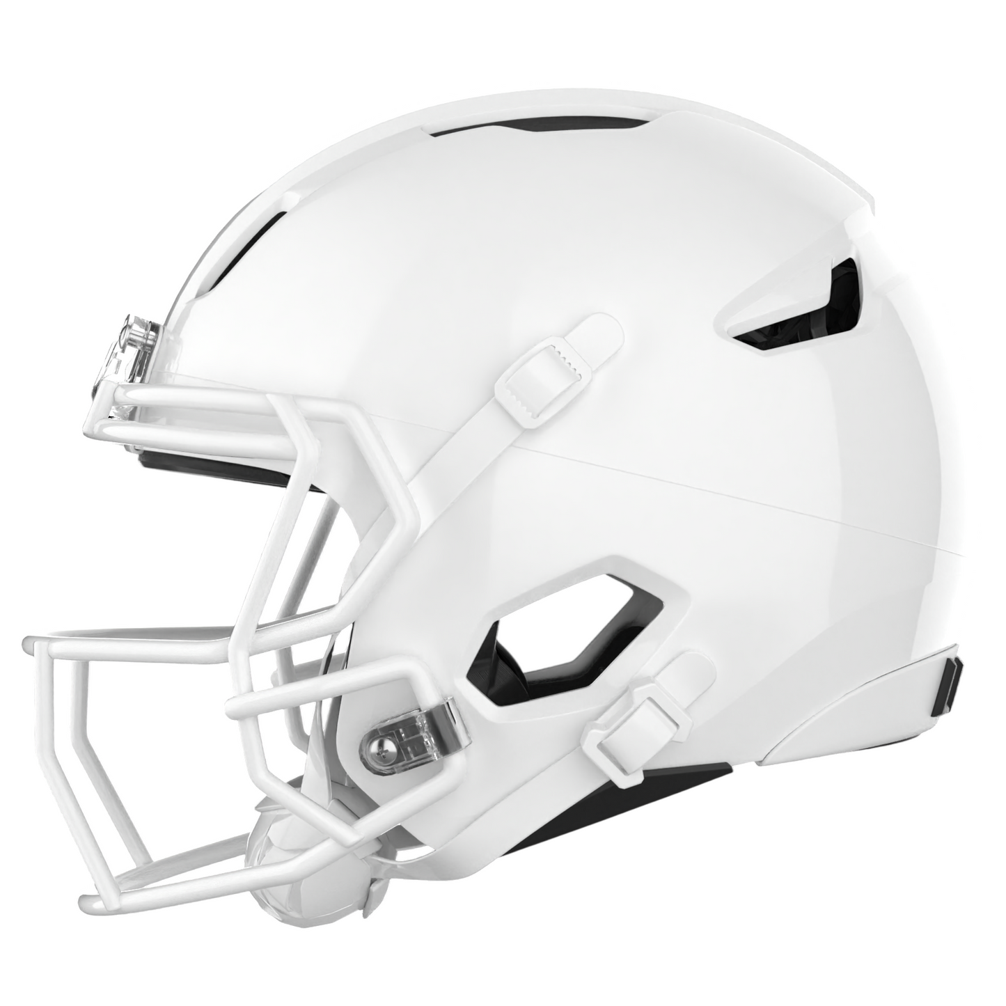 Light Helmets Youth Apache Lightning Football Helmet with Attached Facemask