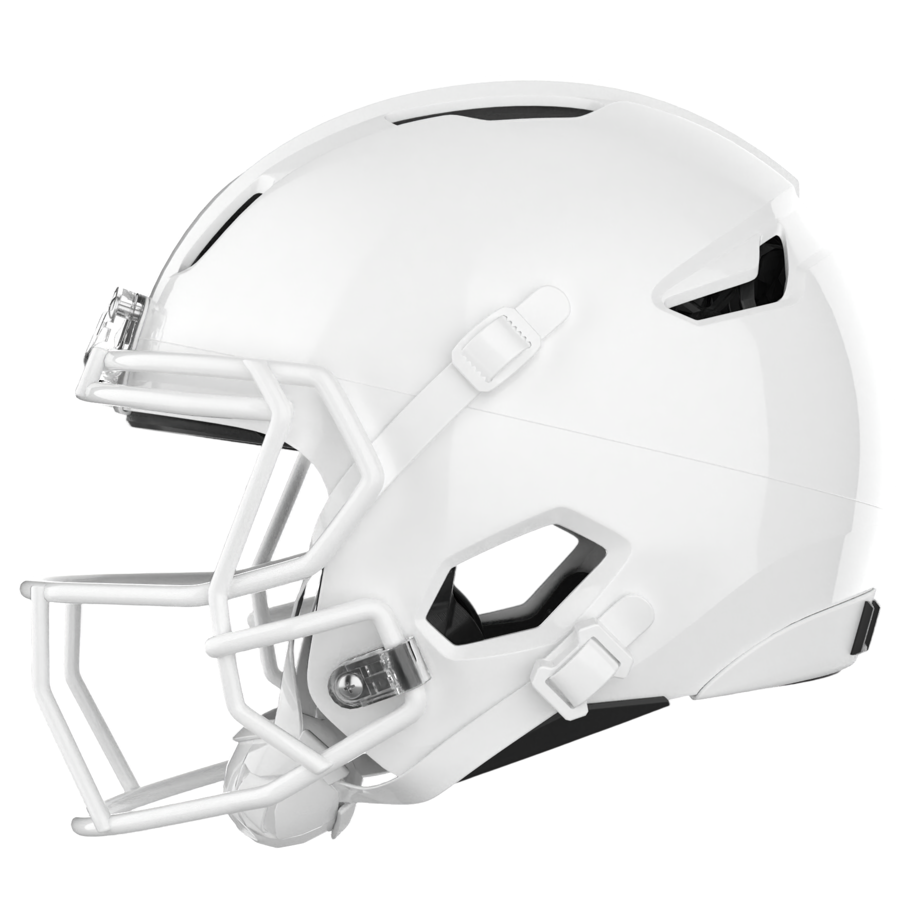 Light Helmets Youth Apache Lightning Football Helmet with Attached Facemask
