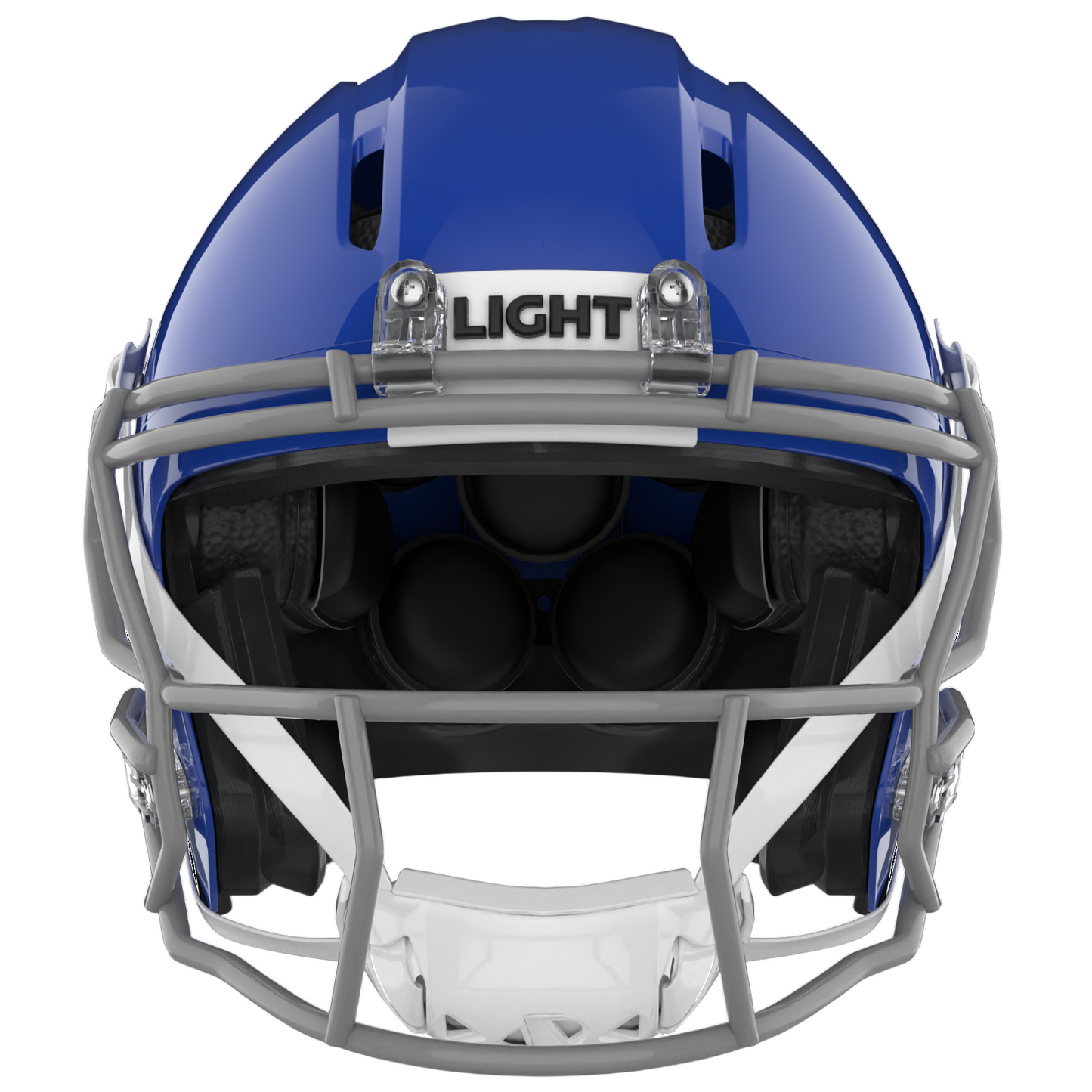 Light Helmets Youth Apache Lightning Football Helmet with Attached Facemask