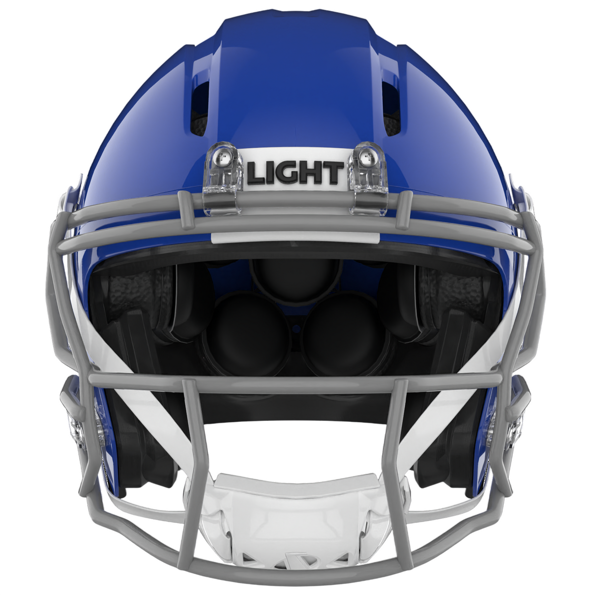 Light Helmets Youth Apache Lightning Football Helmet with Attached Facemask