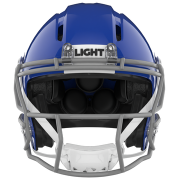 Light Helmets Youth Apache Lightning Football Helmet with Attached Facemask