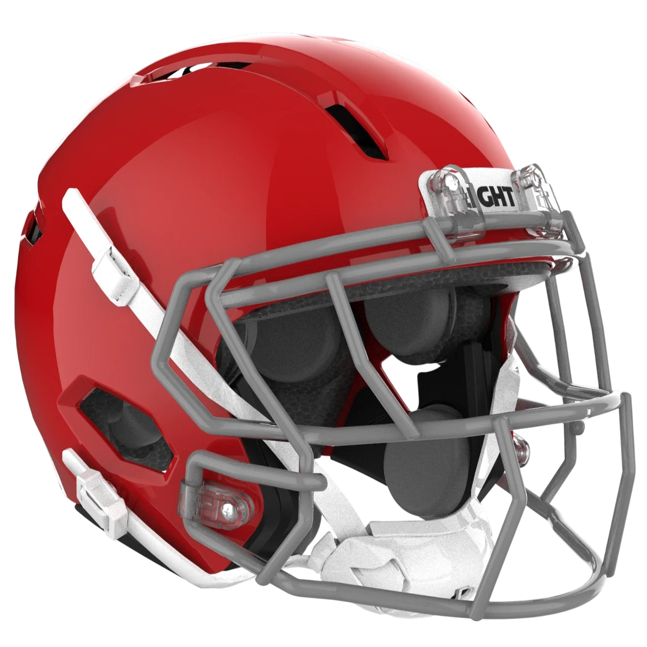 Light Helmets Youth Apache Lightning Football Helmet with Attached Facemask